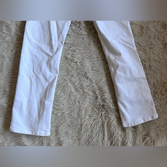 Mother Denim High Waisted Rider Ankle Jeans in Fairest Of Them All White Size 25 - Picture 15 of 15